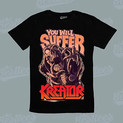 Buy KREATOR Thrash Heavy Metal Rock Music Band Cool Graphic Skull Tee T-shirt • 23.15£