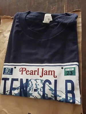 Buy Pearl Jam Ten Club TShirt (XLARGE)& Sticker 2023 Seattle Eddie Vedder PJ NEW   • 72.28£