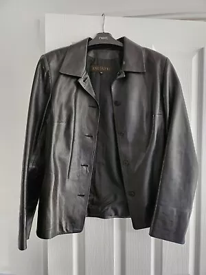 Buy Apostrophe PARIS Leather Jacket Size Eur 40-UK12 • 700£