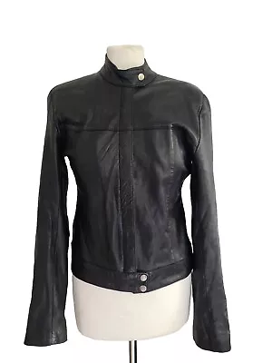 Buy Major Design MDK Korpo Ration Black Real Leather Jacket. UK Women's Size Large. • 26£