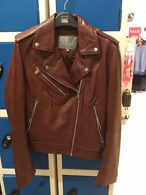 Buy Ladies Leather Jacket Size 12 • 50£