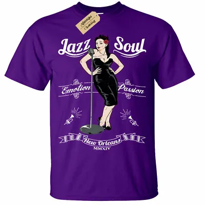 Buy Men's Jazz Soul T-Shirt | S To Plus Size | New Orleans • 10.95£