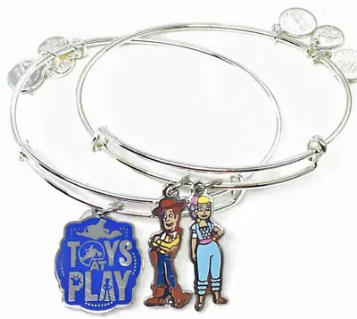 Buy Disney Parks Alex & Ani Toy Story Woody & Bo Peep Toys At Play Bangle Bracelet • 14.21£