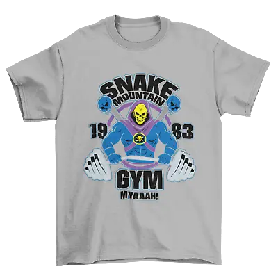 Buy Retro Cartoon T Shirt Snake Mountain Gym Man He 80s Throwback Skelator Gift Idea • 11.95£