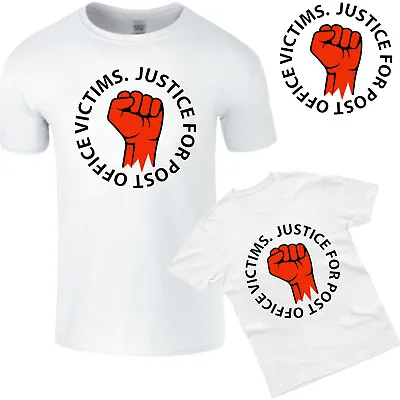 Buy Justice For Post Office Victims Adult T-Shirt Support Mens Kids 2024 Tshirt Tee • 7.99£