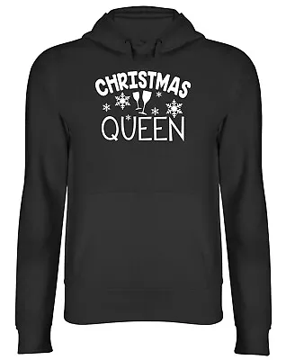 Buy Christmas Queen Mens Womens Hooded Top Hoodie • 17.99£