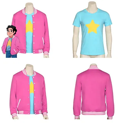 Buy Steven Universe 3D T-Shirt Hoodies Cosplay Steven Sweatshirt Jacket Coat Costume • 10.68£