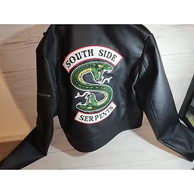 Buy (2) South Side Serpents Faux Leather Motorcycle Jackets RIVERDALE Size Small ARC • 49.26£