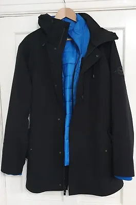 Buy Mens Winter Coat With Removable Internal Jacket By Industry Of Canada • 14.99£