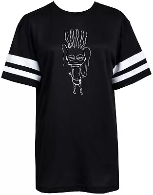Buy Womens Gothic Mesh Net American Football T-Shirt Baggy Slouch 00's Mall Goth Emo • 24.99£