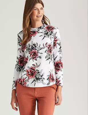 Buy W LANE - Womens Winter Tops - Pink Tshirt / Tee - Cotton - Floral - Smart Casual • 11.79£