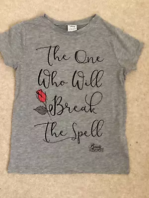 Buy Disney T Shirt Ladies Size 6 Beauty & The Beast The One Who Will Break The Spell • 3£