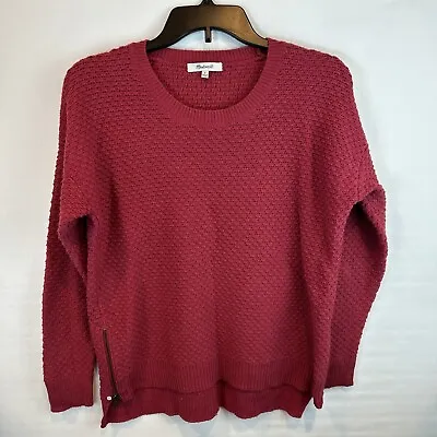 Buy Madewell Sweater Womens  Small Pull Over Crew Neck HiLo Texture Knit • 23.99£