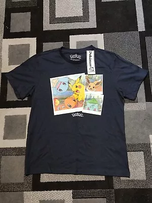 Buy Pokémon T-shirt Medium  Pikachu Squirtle Charmander Eevee Bulbasaur • 5£
