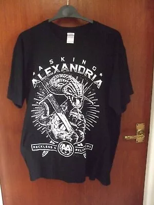 Buy Very Good Asking Alexandria  Reckless & Relentless  T Shirt. Xl Size. • 15£