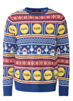 Buy BNWT Lidl Christmas Jumper 2022 - Size 12-14 Medium - Ugly Fun Xmas Sweater  • 18.95£