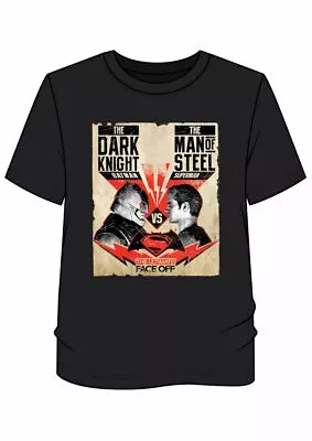 Buy NEW MENS THE DARK KNIGHT (BATMAN)  V THE MAN OF STEEL (SUPERMAN) T-SHIRT S To XL • 2.99£