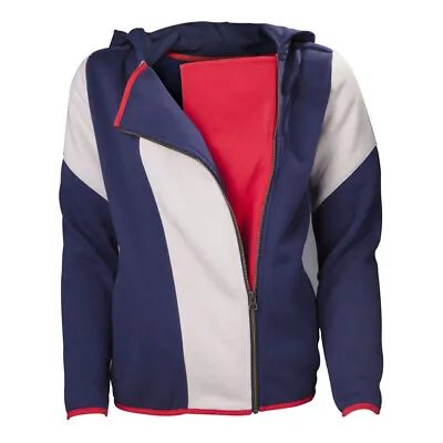 Buy Assassin's Creed Unity Female Stripe Cape Hoodie Medium Blue/White • 29.35£