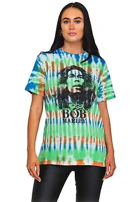 Buy Bob Marley Smoke Gradient Dip Dye T Shirt • 15.93£