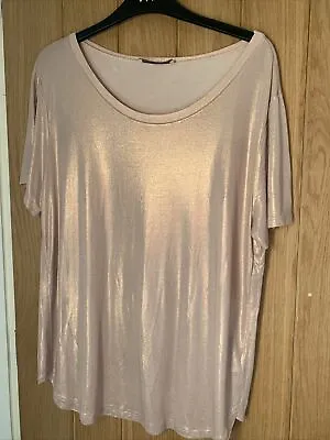 Buy Oasis T-shirt Shimmer Bronze/Gold • 0.99£