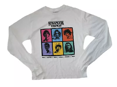 Buy Stranger Things Junior Women's Long Sleeve Crop T-Shirt - NWT • 11.32£
