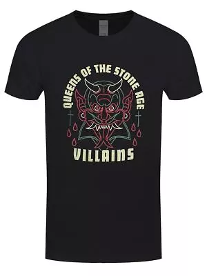 Buy Queens Of The Stone Age T-shirt Villians Men's Black • 17.99£