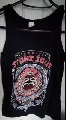 Buy Stone Sour Vest Rare Rock Metal Band Merch T Shirt Tee Ladies Sz S Corey Taylor • 14.50£