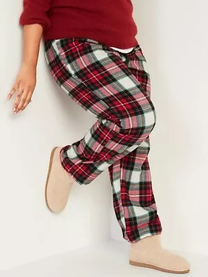Buy X CHAIN STORE Red Tartan Check Pyjama Bottoms PJs Brushed Pure Cotton   • 13.99£