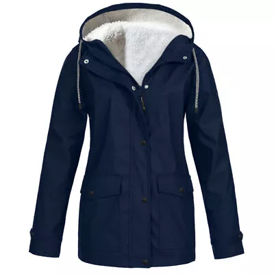 Buy Womens Winter Faux Fur Parka Coat Fashion Warm Hooded Jacket Ladies Coat CZ • 21.99£