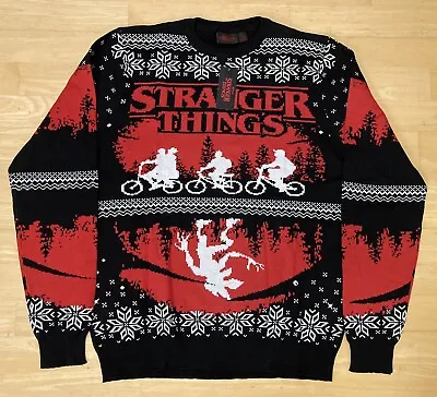 Buy 2XL 46  Inch Chest Stranger Things Ugly Christmas Jumper Sweater Xmas Netflix • 33.99£
