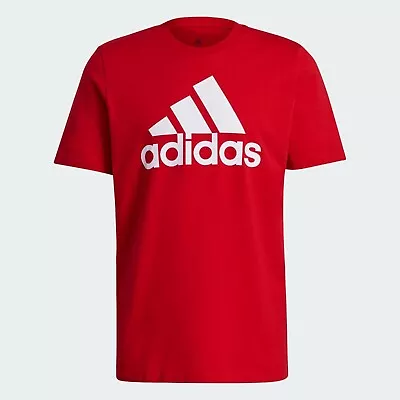 Buy Adidas Essentials Single Jersey Big Logo T-Shirt (GK9124) In Adult Large Size • 19£