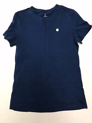 Buy Apple Store Employee Shirt Women’s Size Large Blue Short Sleeve Tech Staff • 6.61£