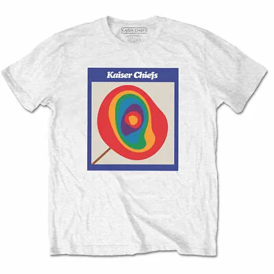 Buy KAISER CHIEFS Unisex T- Shirt -  Lollipop  -  White Cotton  • 16.99£
