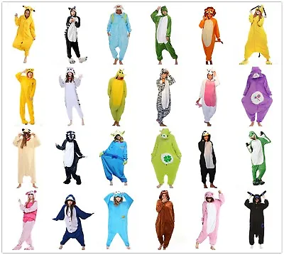 Buy Giraffe Zebra Lion Wolf Snake Onesiee Kigurumi Fancy Dress Costume Hoody Pyjamas • 15.99£