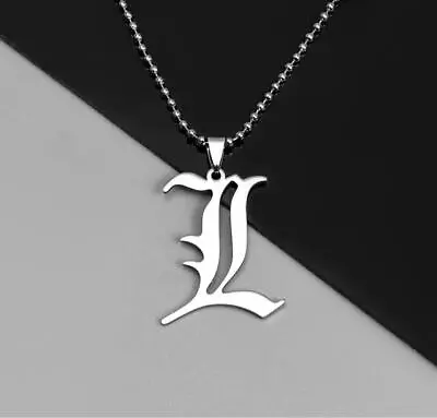Buy DEATH NOTE L Mark Necklace Anime Goods From Japan • 13.94£
