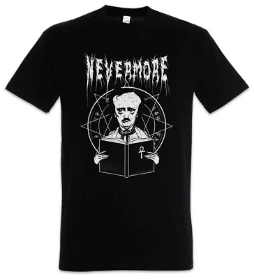 Buy Nevermore T-Shirt Edgar Allan Allen Symbol Poe Raven Horror Autor • 26.34£