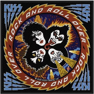 Buy KISS: ROCK AND ROLL OVER Standard Patch: Album Official Licenced Merch Fan Gift • 4.45£