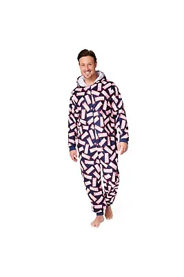 Buy Marvel Adult Unisex Coral Fleece All In One Pyjama Long Sleeved • 24.49£
