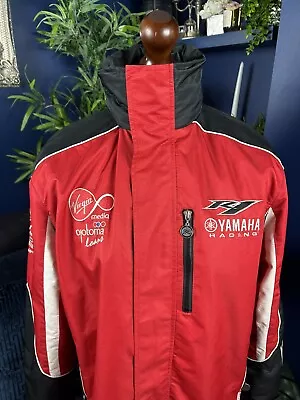 Buy Vintage Yamaha R1 Racing Jacket Coat Red Motorsport Biker Virgin Mens Medium • 44.99£