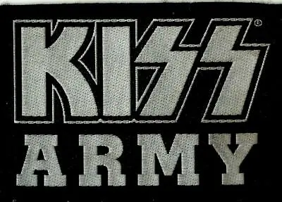 Buy KISS Black & White Army 2012 WOVEN SEW ON PATCH Official Merch - No Longer Made • 6.99£