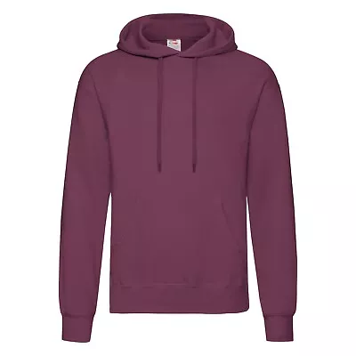 Buy Personalised Mens Hoodie Fruit Of The Loom Hooded Sweatshirt Custom Printed Top • 19.96£