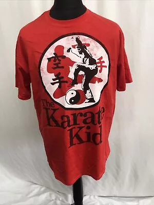 Buy Karate Kid Cobra Kai 80s Movie Film T-Shirt Merch Miyagi Daniel Son Red XL A723 • 4.99£