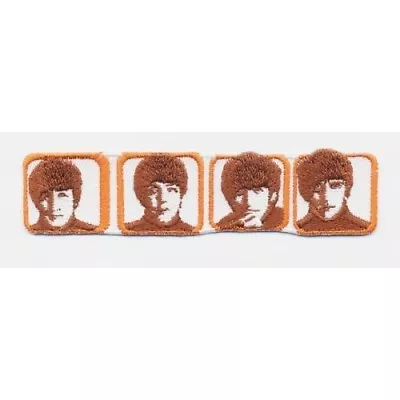 Buy THE BEATLES Heads In Boxes : Woven IRON-ON PATCH Official Merch • 4.29£
