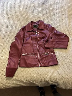 Buy Ladies Leather Jacket Size 38 • 35£