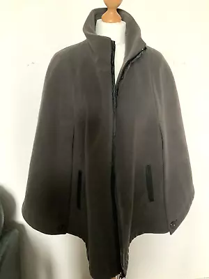 Buy Fleece Look  Cape Size XL Larry Levine Vintage Style  Taupe Cape Jacket • 5£