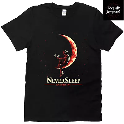 Buy Freddy Krueger   Never Sleep  Elm St 1984 Horror Movie Unisex T-Shirt S–3XL 🎃 • 24.02£