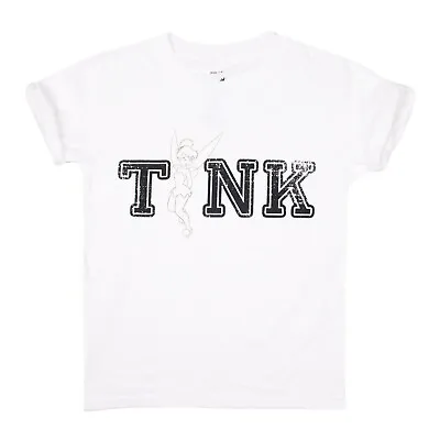 Buy Disney Girls Tinkerbell T-shirt Tink Peter Pan Kids Official • 7.99£