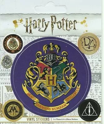 Buy HARRY POTTER Hogwarts + 4 Mini 2020 - VINYL STICKERS SET Official Merch NEW • 2.99£