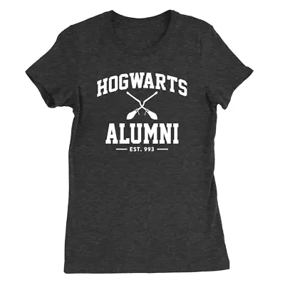 Buy Hogwarts Alumni Womens T-Shirt Harry Potter Funny Gift Present Top • 9.49£