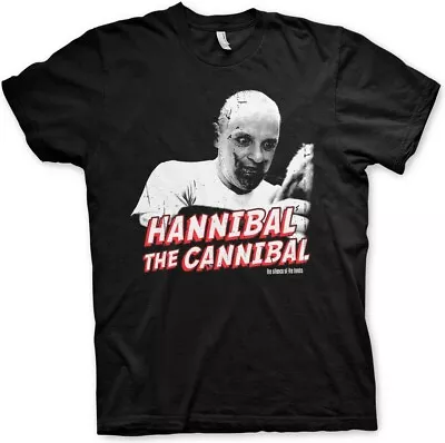 Buy The Silence Of The Lambs Hannibal The Cannibal T-Shirt Black • 28.83£